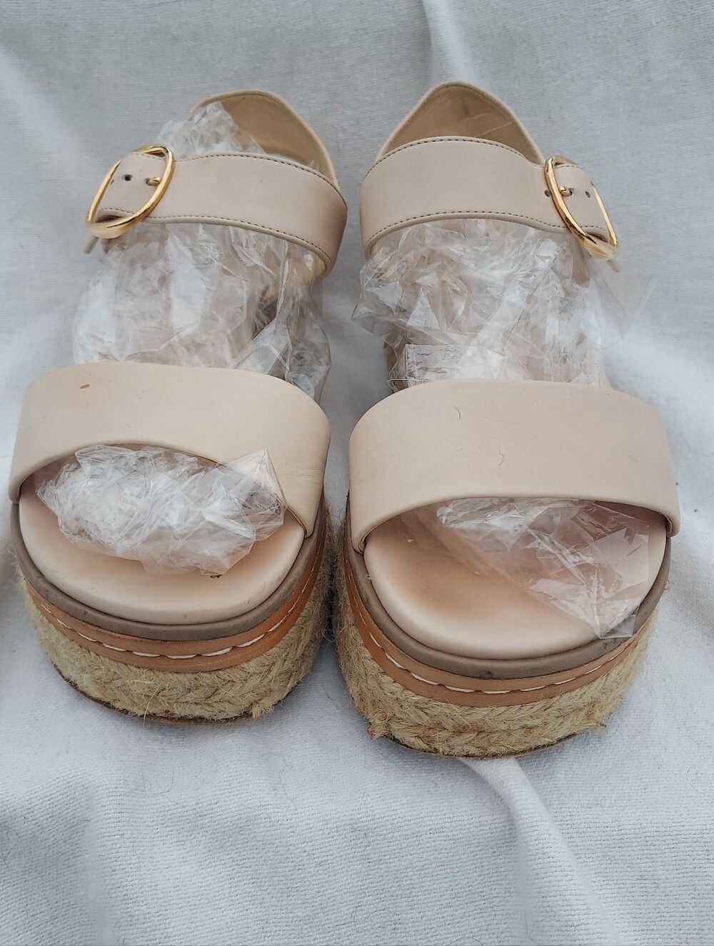 Gabriela Hearst Leather&Jute Sandals Size 35